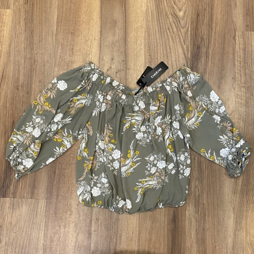 bebe Floral Top